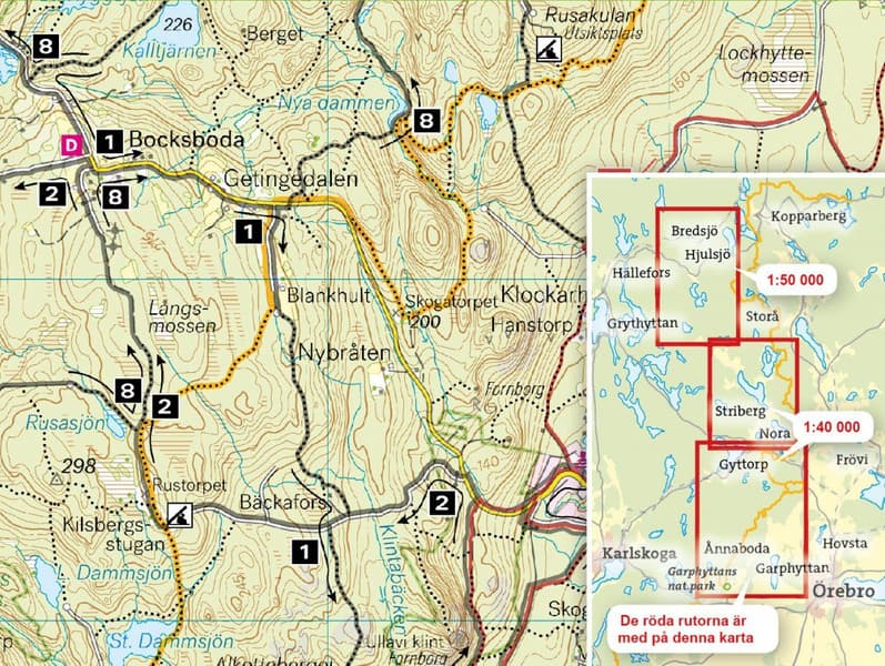Mountainbikekarta: Ånnaboda, Nora & Hjulsjö 1:40 000/1:50 000, view: 1