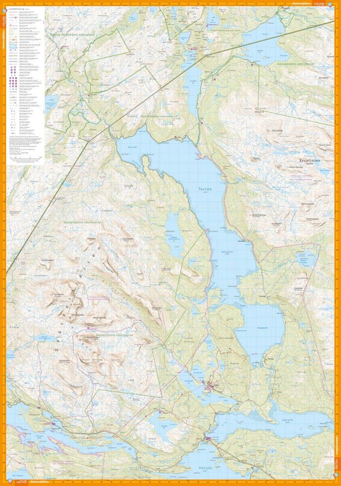 Fjällkarta Skäckerfjällen & Offerdalsfjällen 1:50 000, view: 1