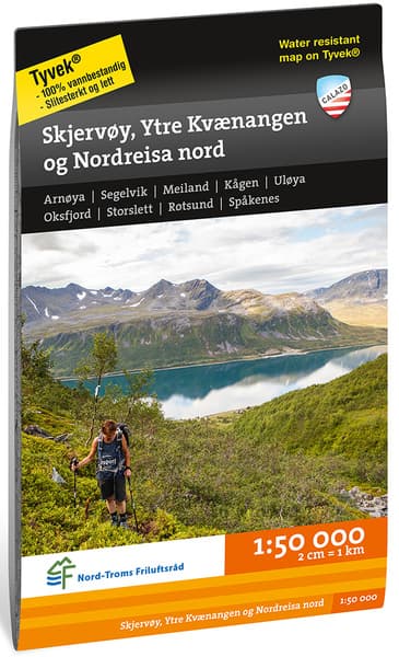 Turkart: Skjervøy, Ytre Kvænangen, Nordreisa Nord 1:50 000, view: 0