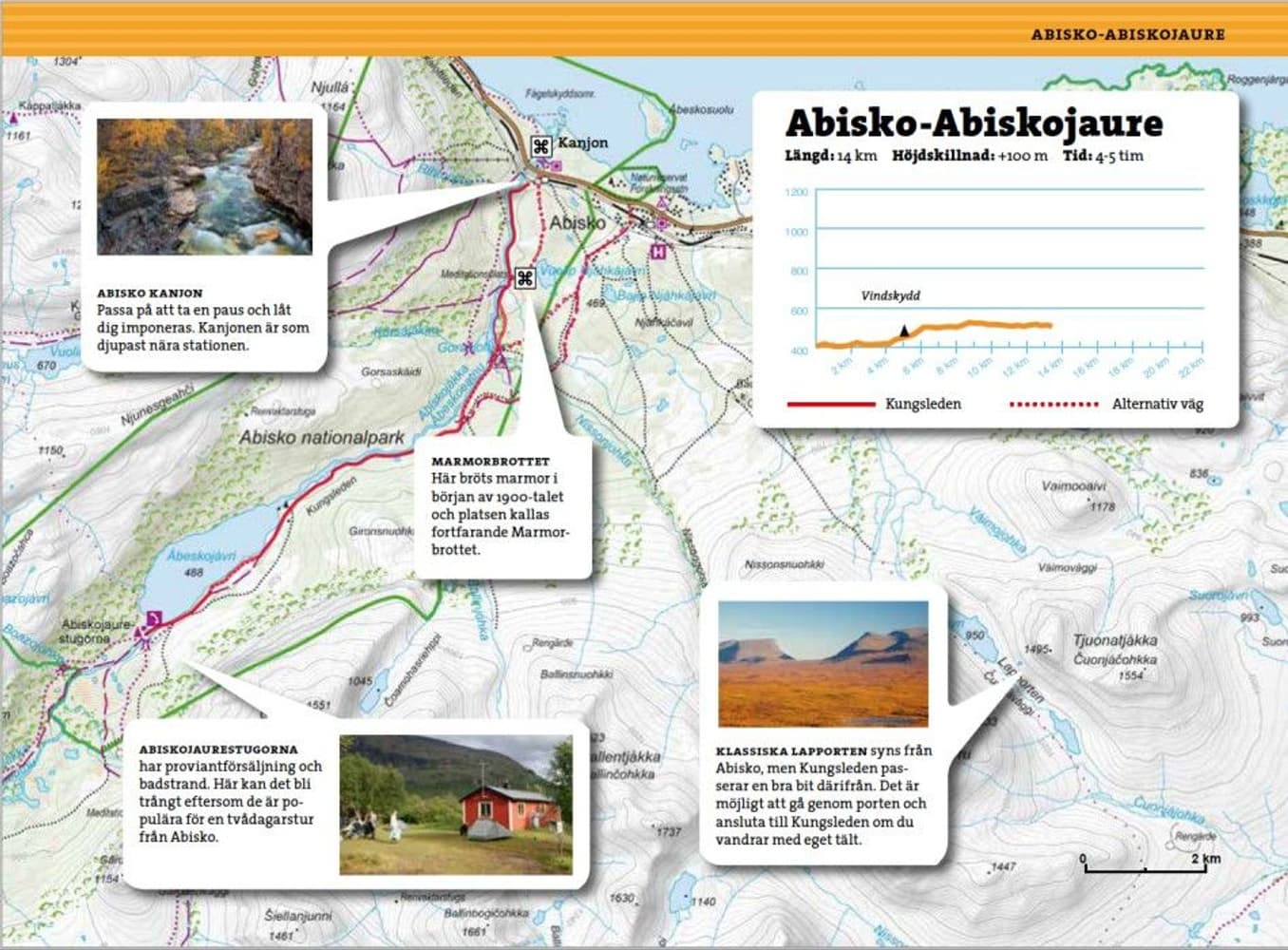 Fjällvandra längs Kungsleden: Abisko - Kvikkjokk 2:a uppl, view: 1