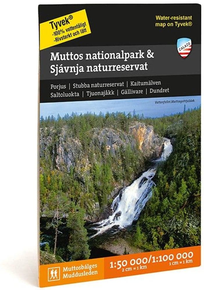 Fjällkarta Muddus nationalpark & Sjávnja naturreservat, view: 0