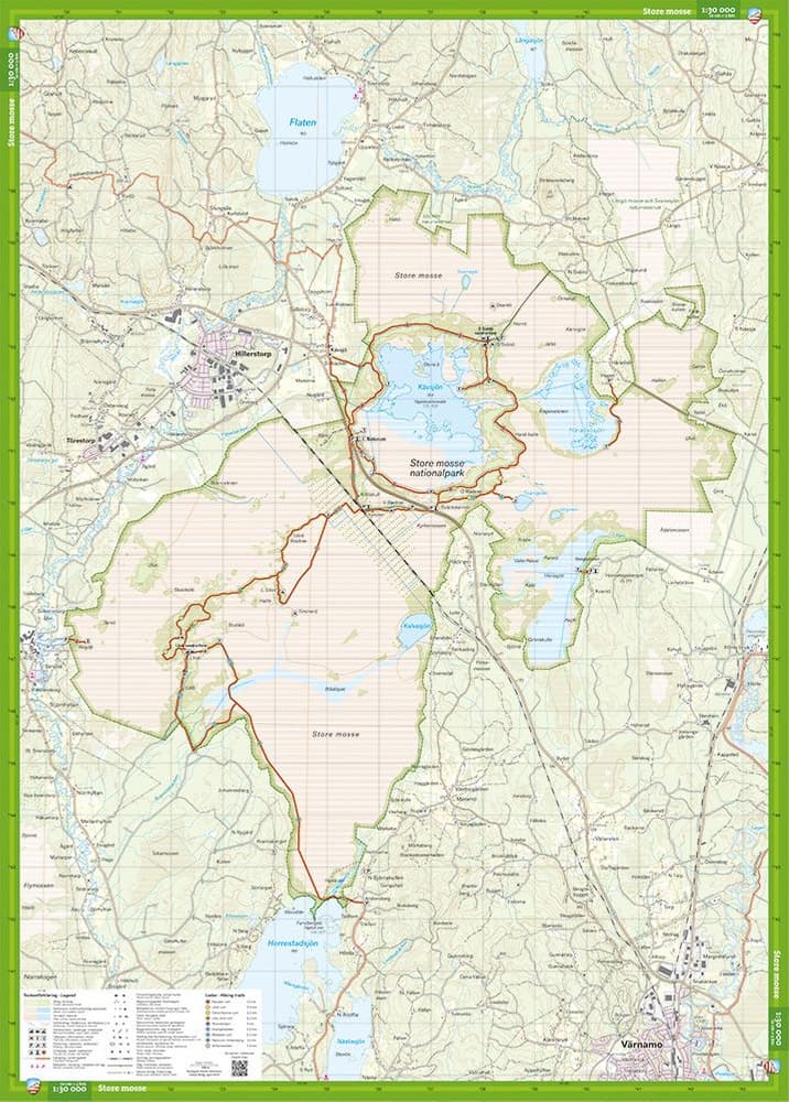Store Mosse nationalpark – vandringsguide och stigkarta 1:30 000, view: 2