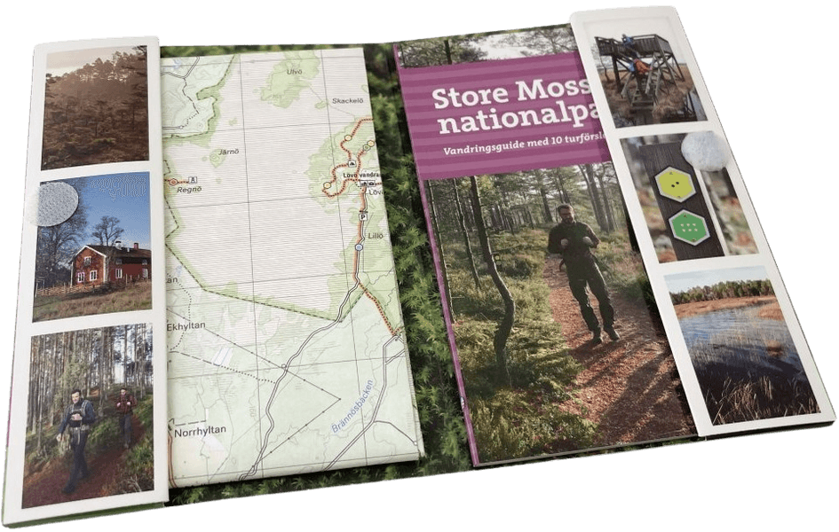 Store Mosse nationalpark – vandringsguide och stigkarta 1:30 000, view: 1