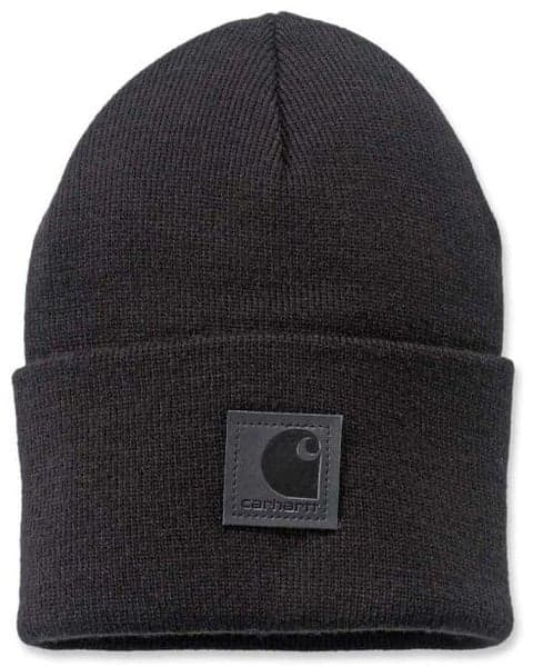 Carhartt Label Watch Hat Black, view: 0
