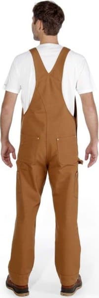 Carhartt M's Duck Bib Overall Carhartt® Brown, view: 2