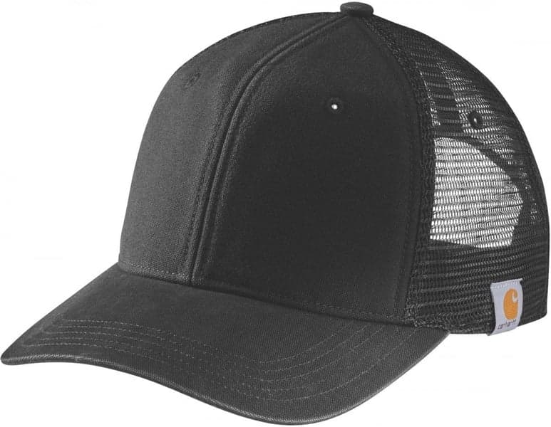 Carhartt Canvas Mesh Back Cap Black, view: 0