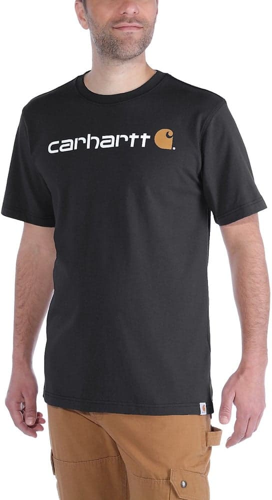 Carhartt M's Core Logo T-Shirt Black, view: 1