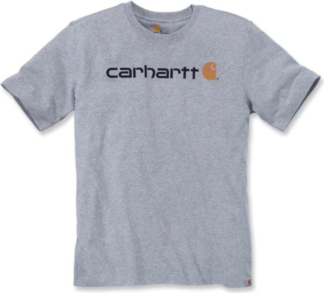 Carhartt M's Core Logo T-Shirt S/S Heather Grey, view: 0