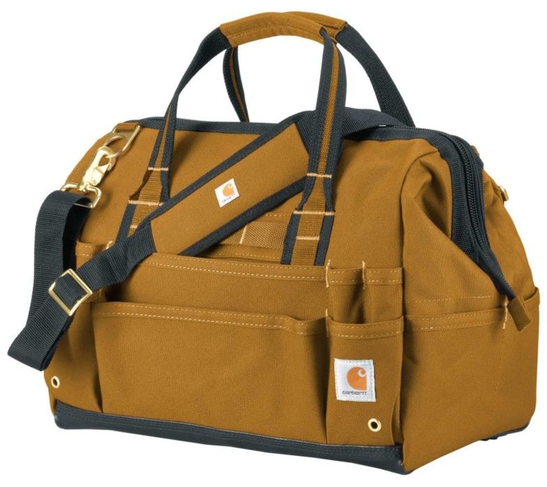 Carhartt 16-inch 30 Pocket Tool Bag Carhartt® Brown, view: 0