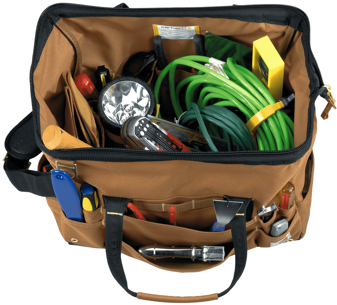 Carhartt 16-inch 30 Pocket Tool Bag Carhartt® Brown, view: 5