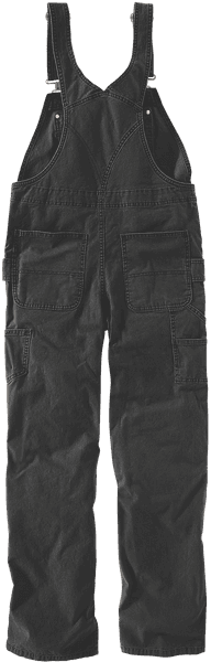 Carhartt W's Crawford Bib Overall Black, view: 1