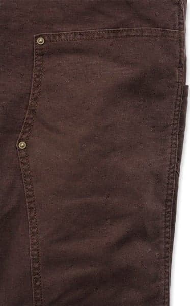 Carhartt W's Crawford Bib Overall Dark Brown, view: 4