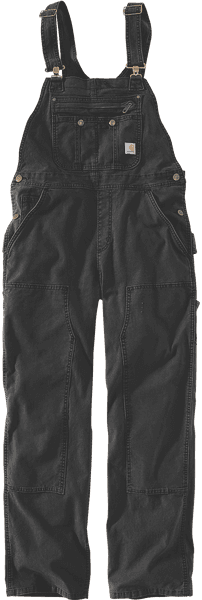 Carhartt W's Crawford Bib Overall Black, view: 0