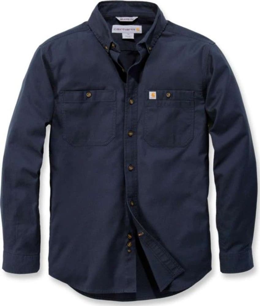 Carhartt M's LW Rigby Solid L/S Shirt Navy, view: 0