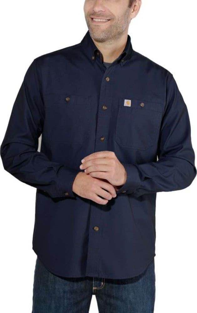Carhartt M's LW Rigby Solid L/S Shirt Navy, view: 2
