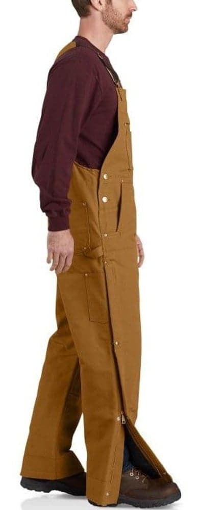 Carhartt M's Firm Duck Insulated Bib Overall Carhartt Brown, view: 5