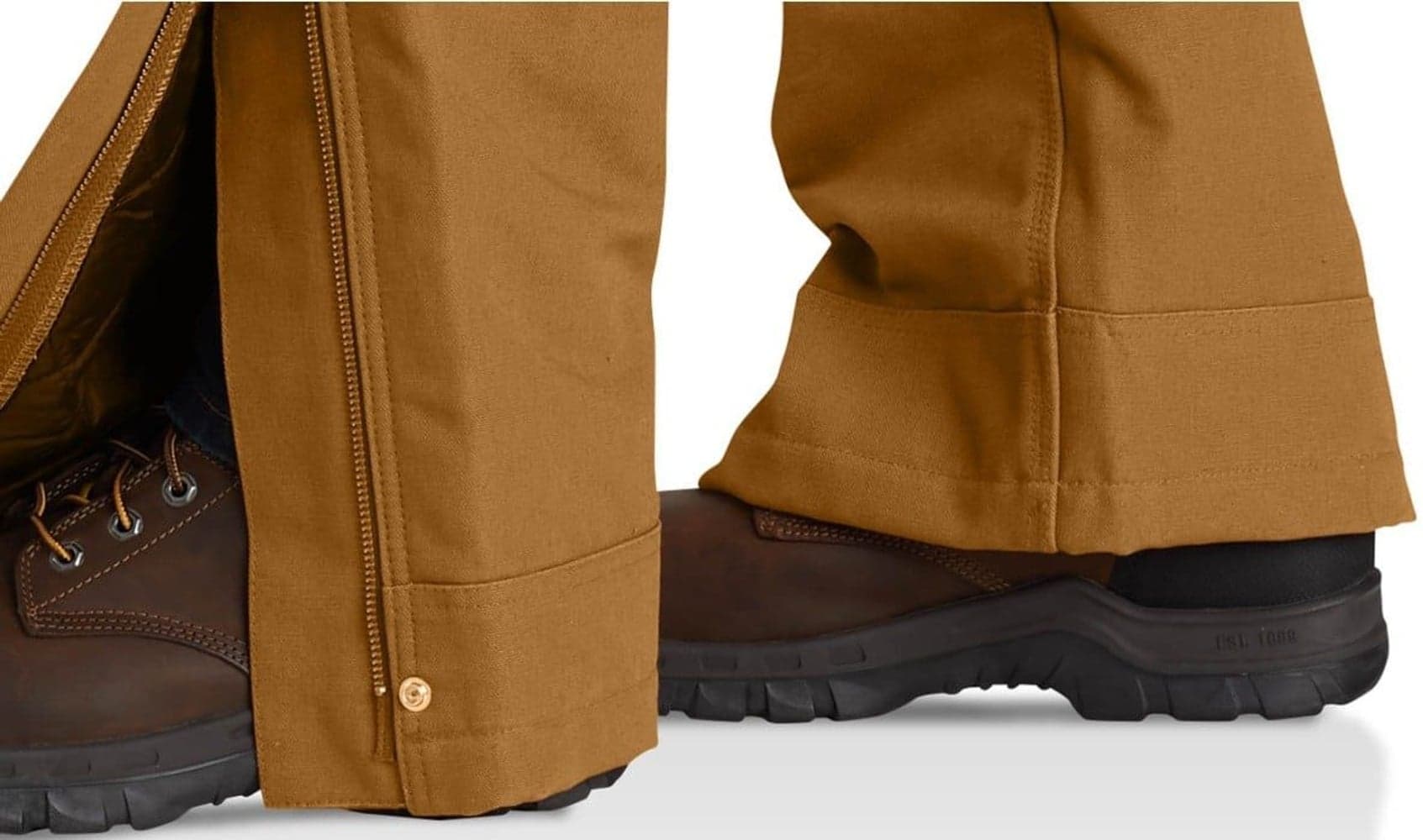 Carhartt M's Firm Duck Insulated Bib Overall Carhartt Brown, view: 6