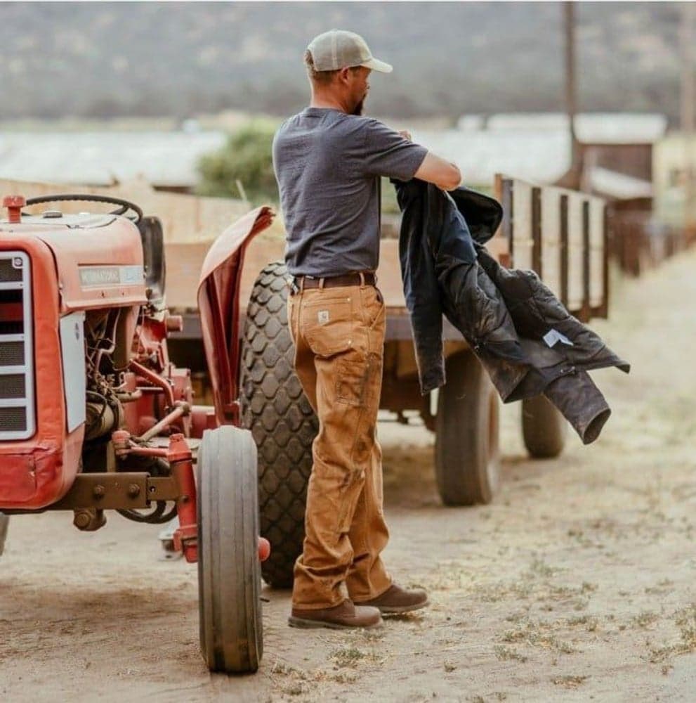 Carhartt M's Duck D. Front Logger Pant Carhartt® Brown, view: 6
