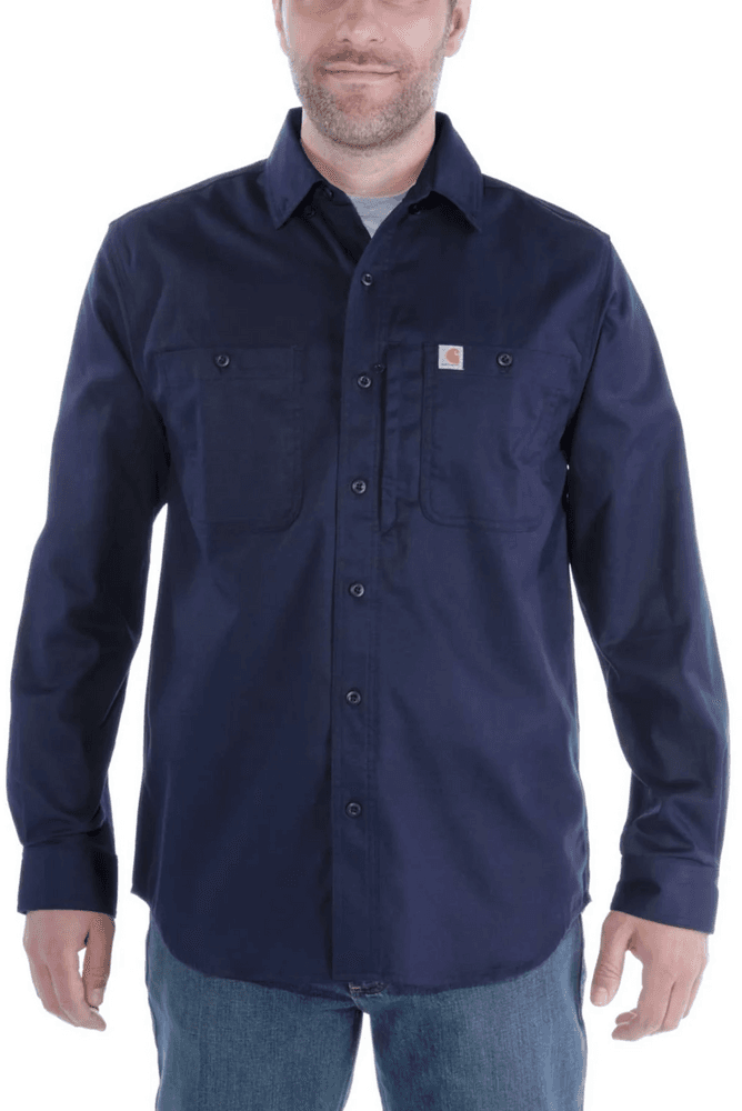 Carhartt M's Rugged Prof Workshirt L/S Navy, view: 1