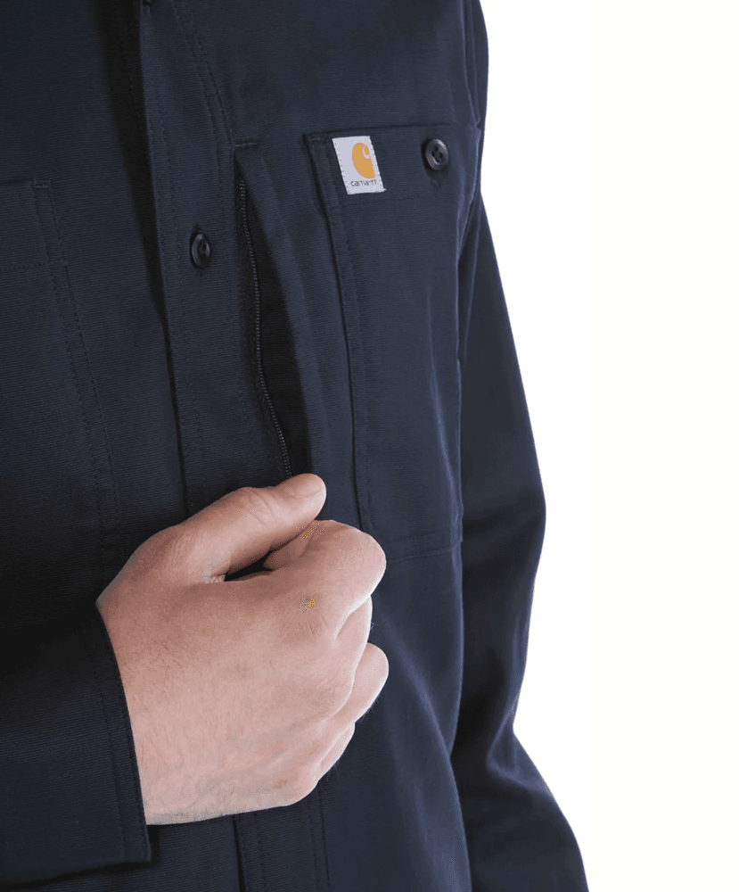 Carhartt M's Rugged Prof Workshirt L/S Navy, view: 3