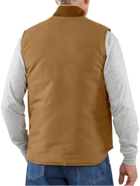 Carhartt M's Insulated Rib Collar Vest Carhartt® Brown, view: 2