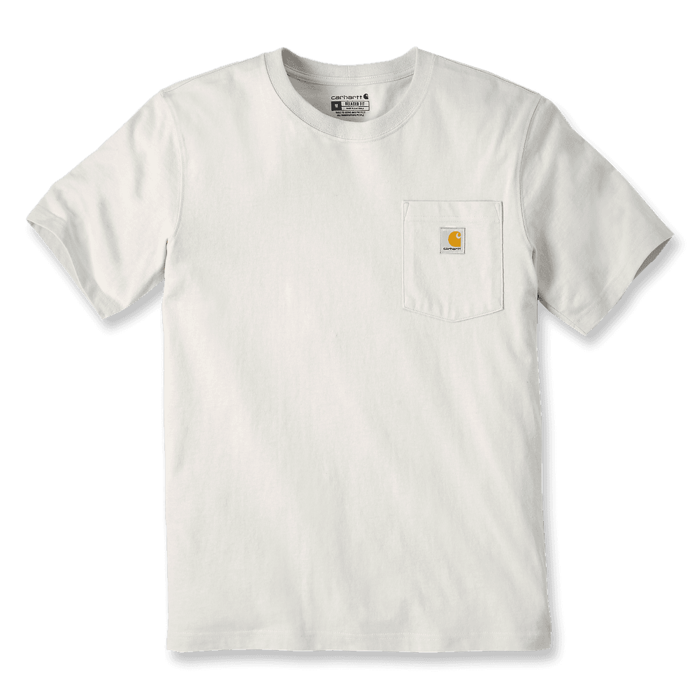 Carhartt M's Workwear Pocket S/S T-Shirt Oat Milk, view: 0
