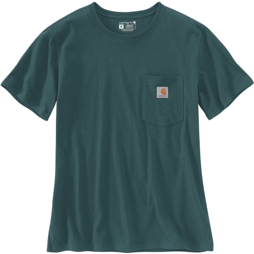 Carhartt W's Workwear Pocket S/S T-Shirt Greenstone, view: 0