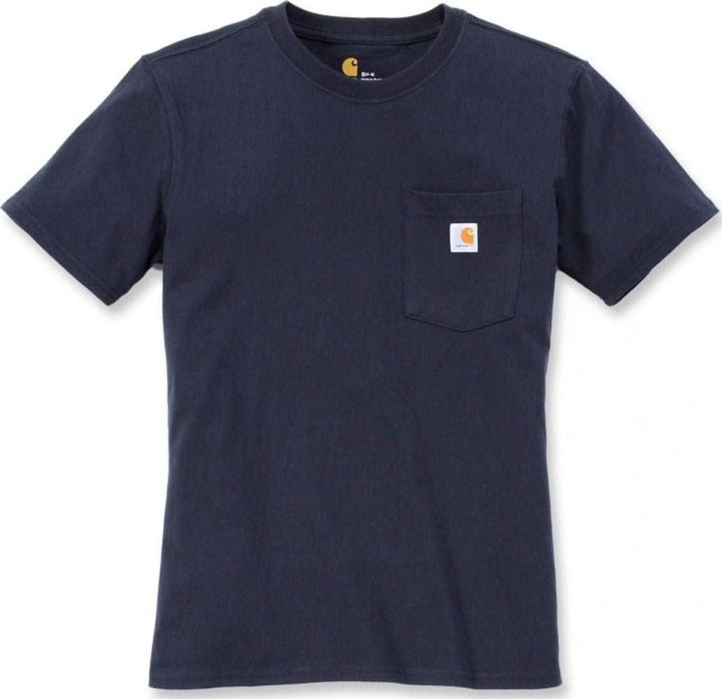 Carhartt W's Workwear Pocket S/S T-Shirt Navy, view: 0
