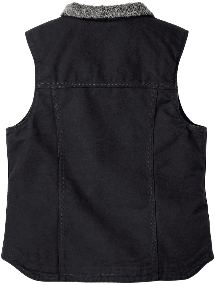 Carhartt W's Sherpa Lined Mock Neck Vest Black, view: 1