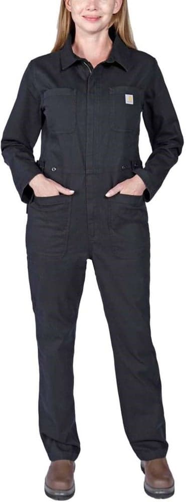 Carhartt W's Relaxed Fit Canvas Coverall Black, view: 2