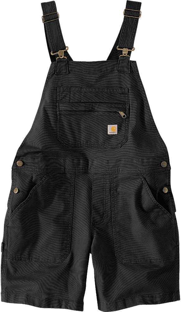 Carhartt W's Relaxed Fit Canvas Shortall Black, view: 0