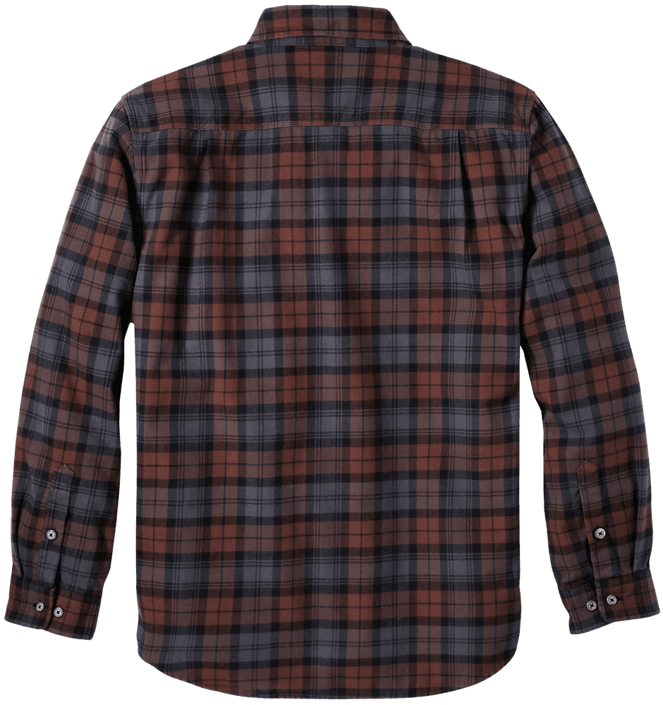 Carhartt M's Heavy Flannel L/S Plaid Shirt Mocha, view: 1