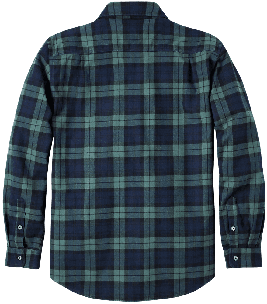 Carhartt M's Heavy Flannel L/S Plaid Shirt Frosted Balsam, view: 1