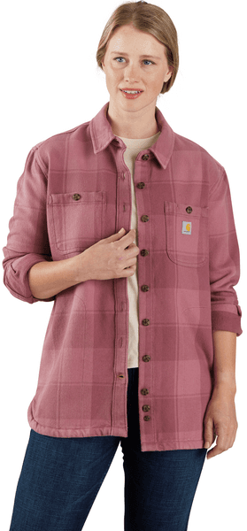 Köp Carhartt W's Loose Fit Twill Shirt Jacket Woodrose https