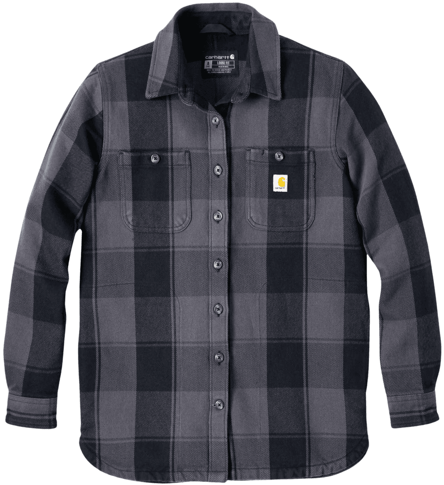 Carhartt W's Loose Fit Twill Shirt Jacket Black, view: 0