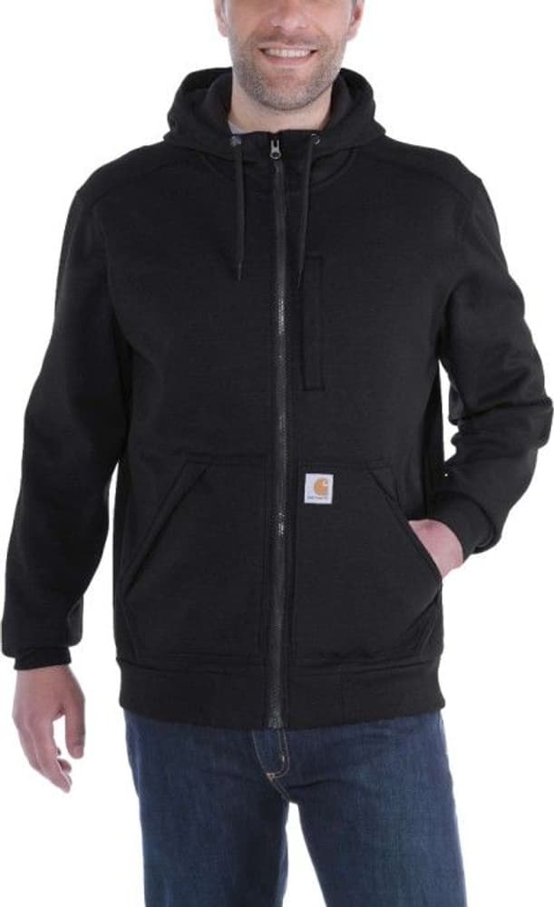 Carhartt Wind Fighter Hooded Sweatshirt Black, view: 0