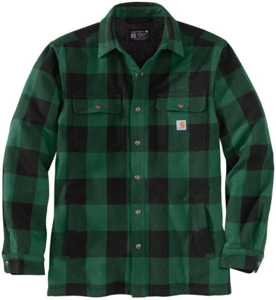 Carhartt M's Hubbard Sherpa Lined Shirt Jac North Woods, view: 0