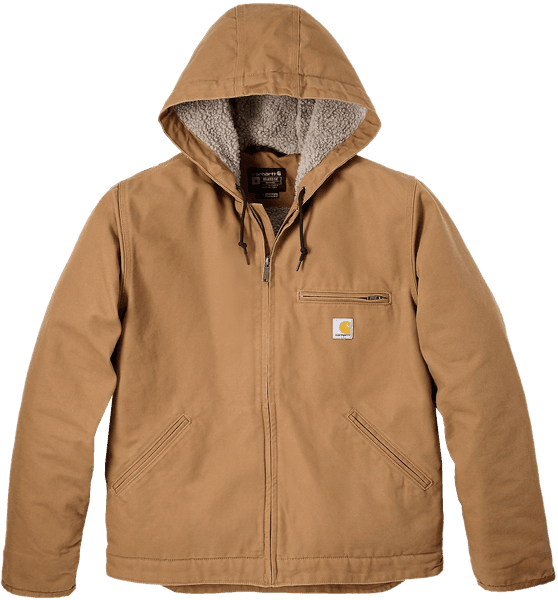 Carhartt M's Washed Duck Sherpa Lined Jacket Carhartt® Brown, view: 0