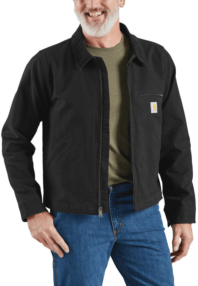 Carhartt M's Relaxed Fit Duck Detroit Jacket Black, view: 1