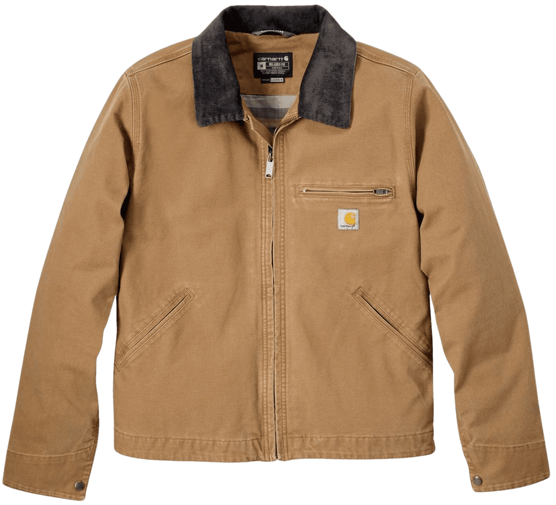 Carhartt M's Relaxed Fit Duck Detroit Jacket Carhartt® Brown, view: 0