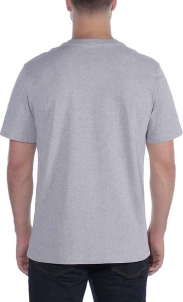 Carhartt M's Non-Pocket Short Sleeve T-Shirt Heather Grey, view: 2