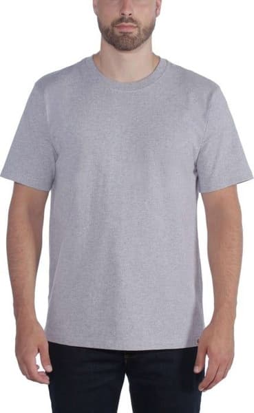 Carhartt M's Non-Pocket Short Sleeve T-Shirt Heather Grey, view: 1