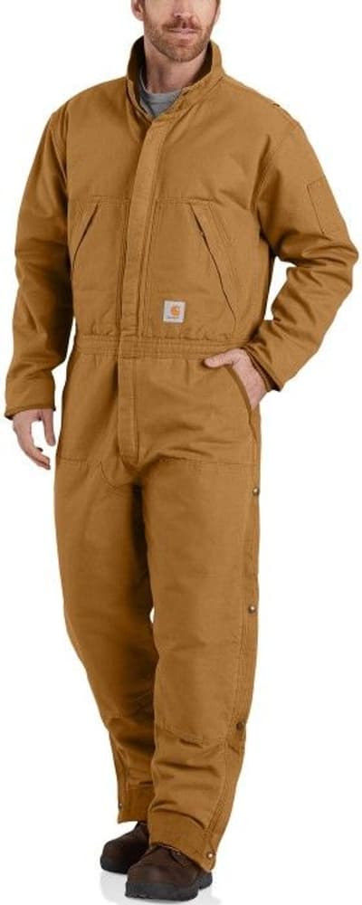 Carhartt M's Washed Duck Insulated Coverall Carhartt® Brown, view: 2