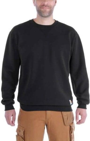 Carhartt M's Midweight Crewneck Sweatshirt Black, view: 1