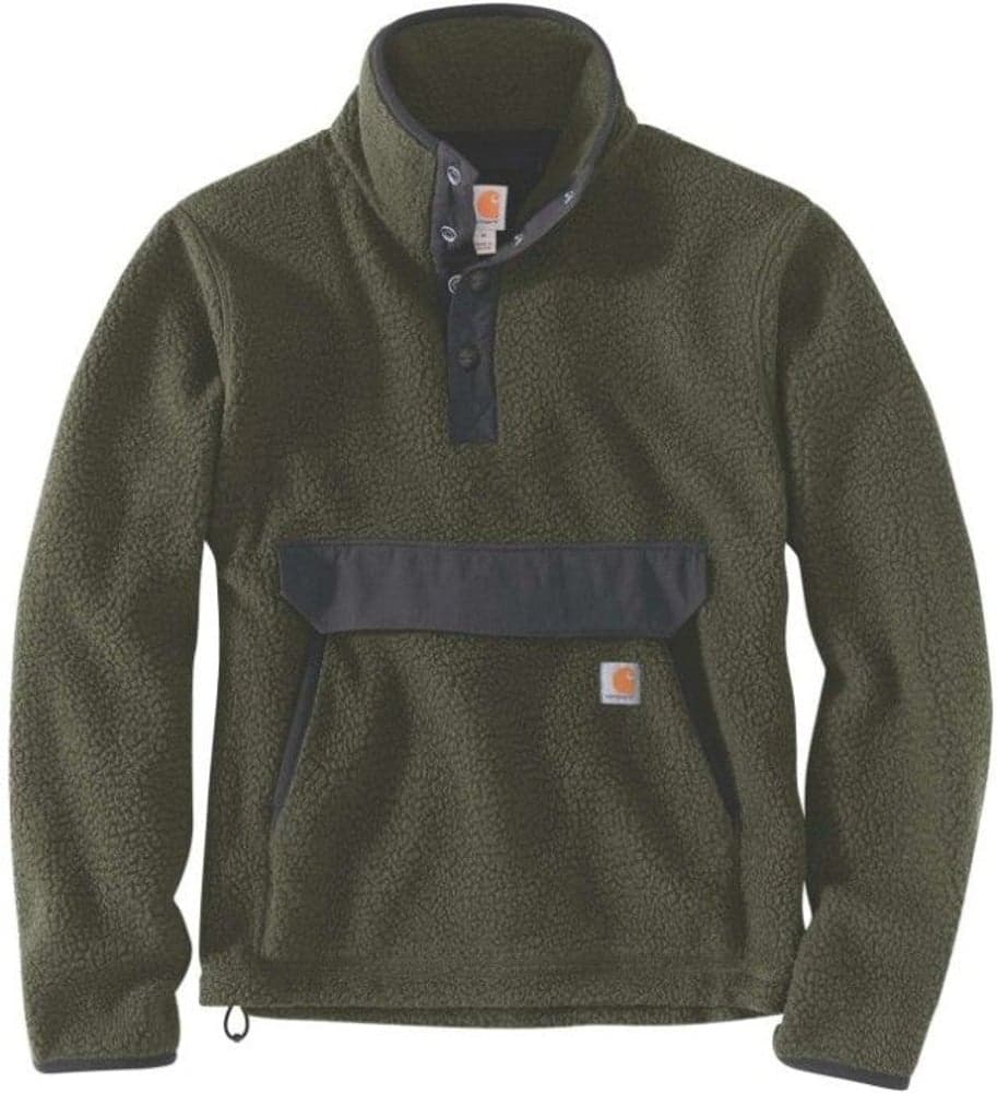 Carhartt M's Relaxed Fit Pile Fleece Pullover Basil Heather, view: 0