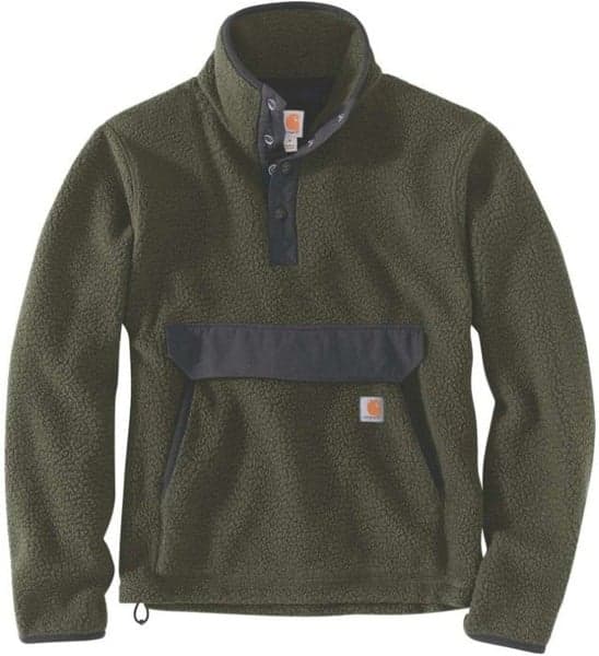 Carhartt M's Relaxed Fit Pile Fleece Pullover Basil Heather, view: 0