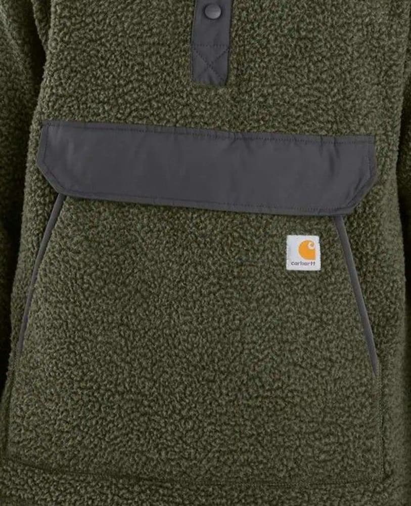 Carhartt M's Relaxed Fit Pile Fleece Pullover Basil Heather, view: 2