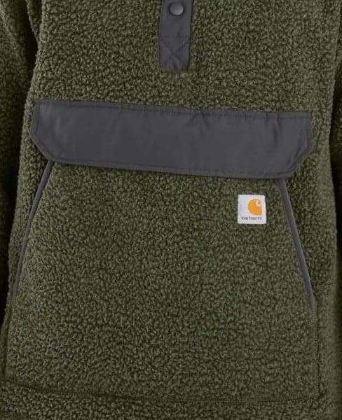 Carhartt M's Relaxed Fit Pile Fleece Pullover Basil Heather, view: 2