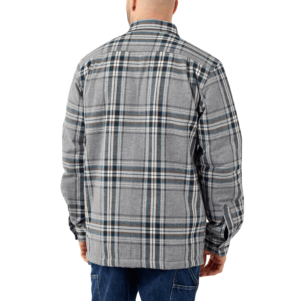 Flannel Sherpa Lined Asphalt, view: 1
