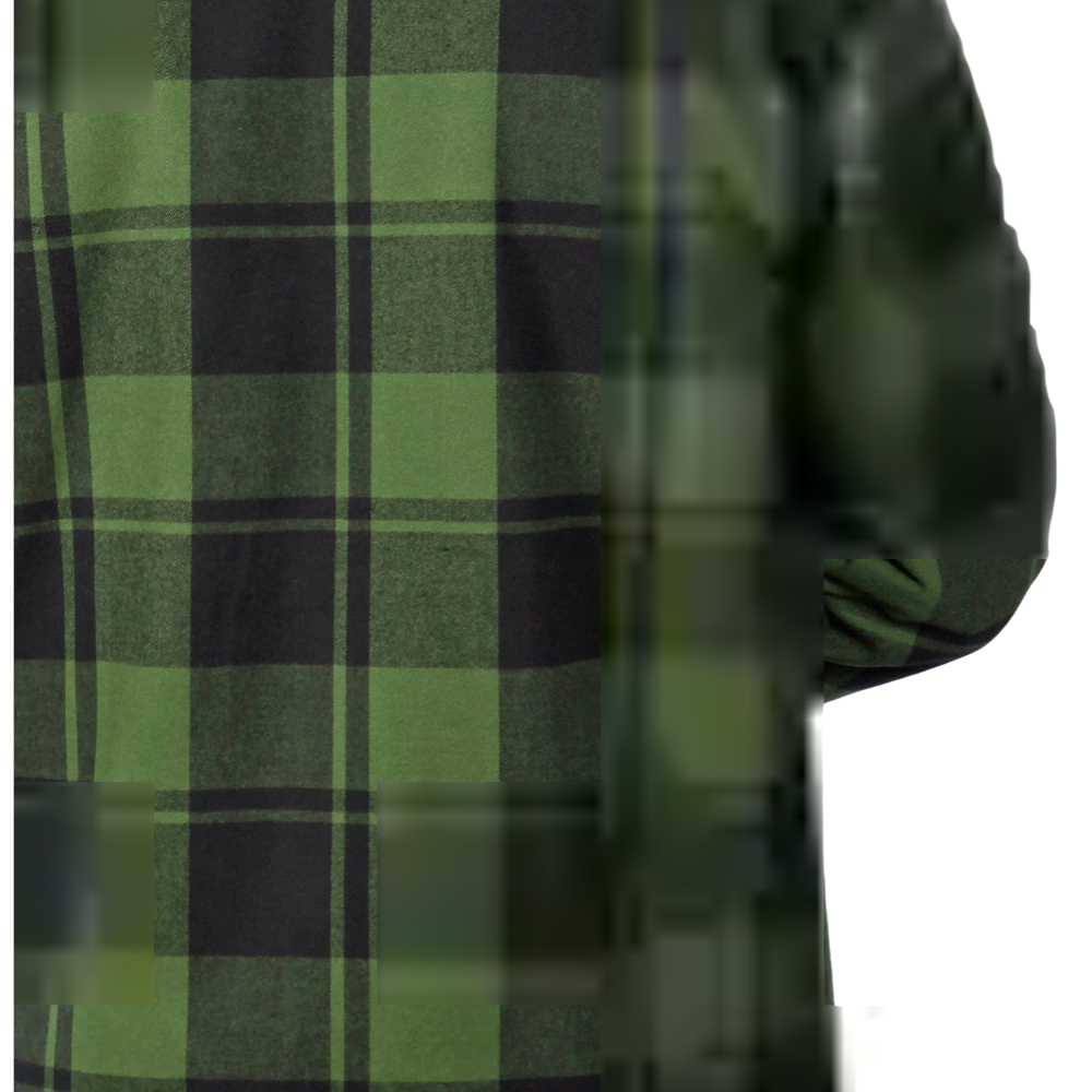 Flannel Sherpa-Lined Shirt Jac Chive, view: 3